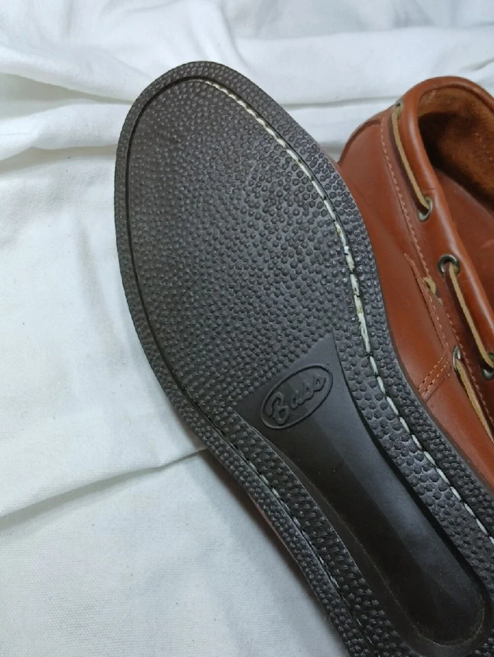G.H. Bass Men's brown Leather Boat Shoes